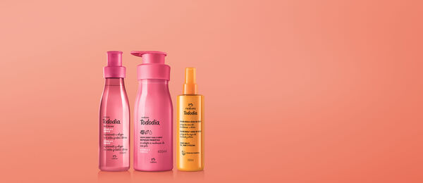 Kit Verão Tododia Acerola e Hibisco Creme Corporal, Body Splash e Spray Capilar