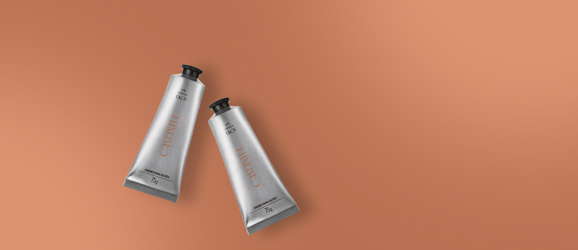 Kit Creme Hidratante para os Pés Ekos Castanha (2 produtos)