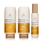 Kit Shampoo, Máscara e Spray Lumina para Reparação e Blindagem