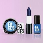 Kit Batom Matte, Esmalte e Sombra Azul Joy