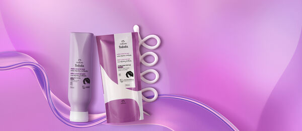 Kit Creme para Pentear Cachos Tododia Amora e Óleo de Coco com Refil (2 produtos)