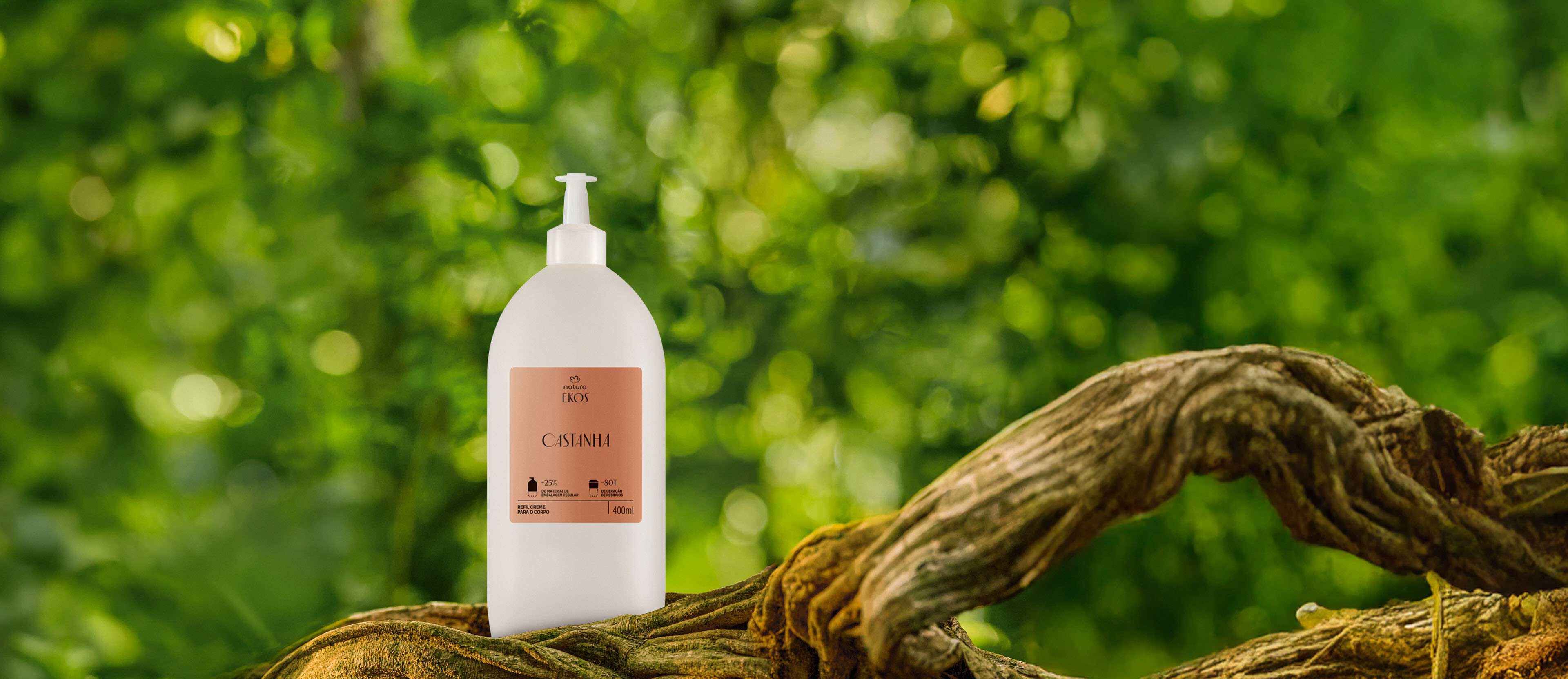 Refil Creme Desodorante Hidratante para o Corpo Ekos Castanha