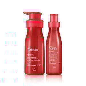 Kit Tododia Morango e Baunilha Dourada com Body Splash (2 produtos)
  