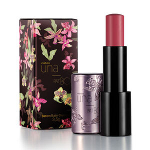 Batom Balm Natura Una e PatBO Coral 5g