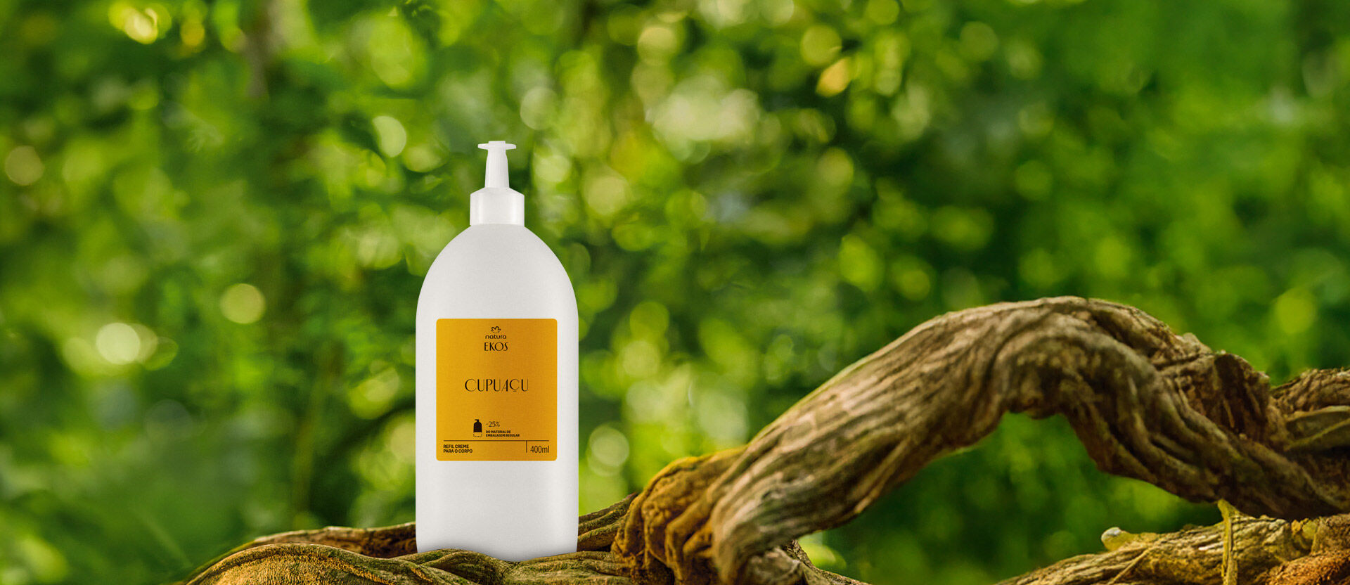 Refil Creme Desodorante Hidratante para o Corpo Ekos Cupuaçu
