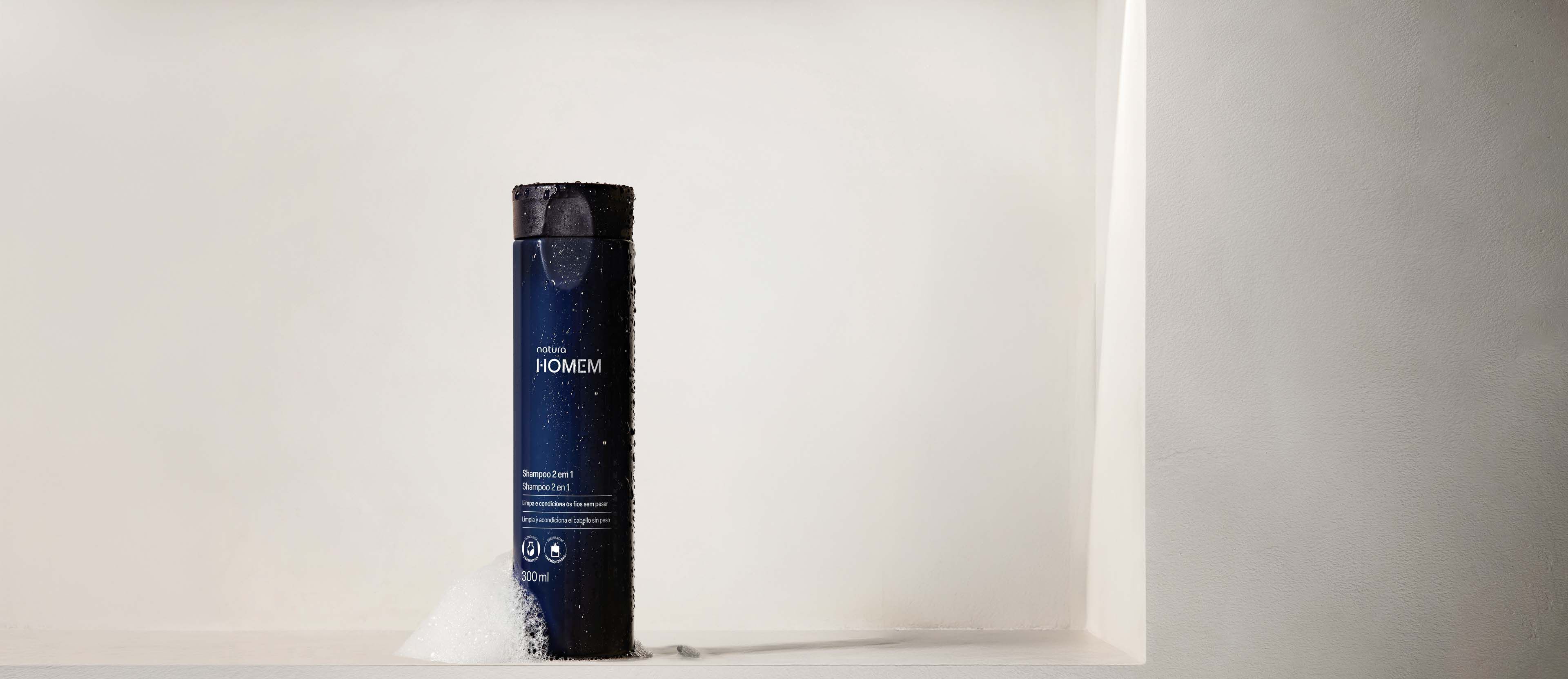 Shampoo 2 em 1 Natura Homem