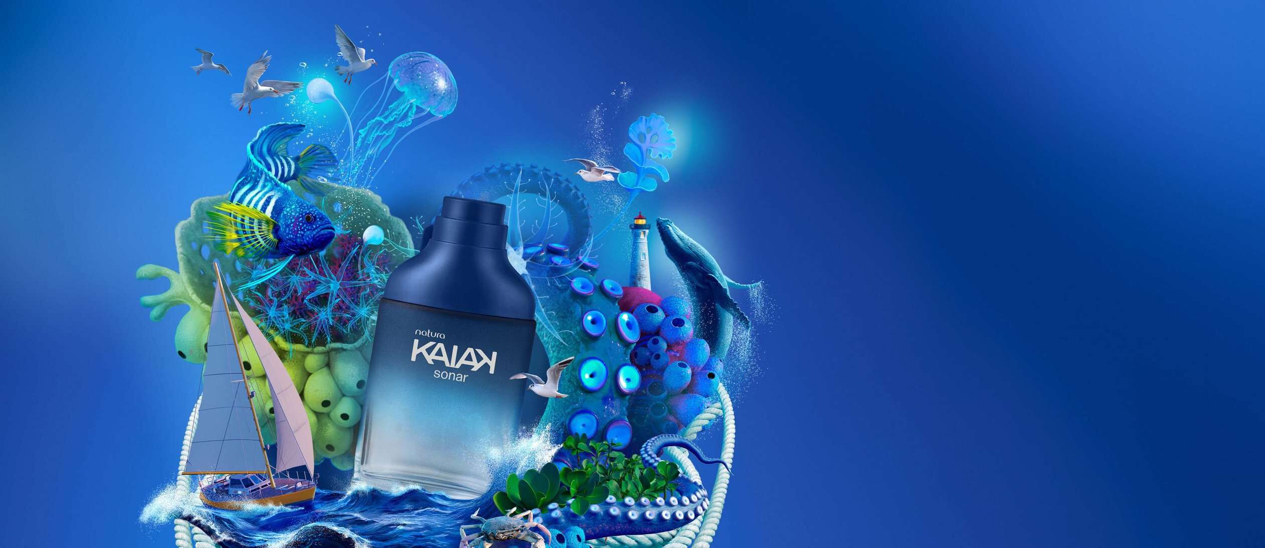 Kaiak Sonar Masculino Miniatura 25 ml