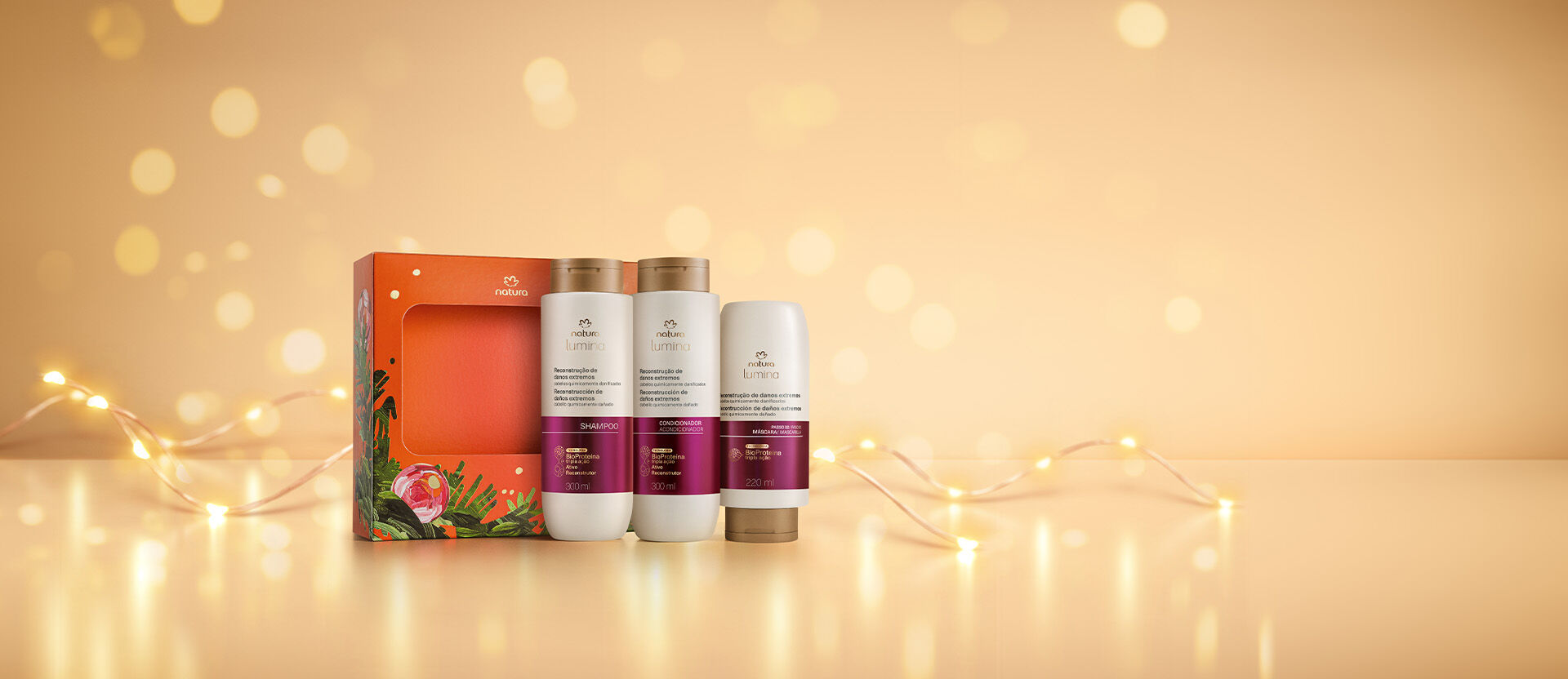 Presente Natura Lumina Reconstrução de Danos Extremos (3 produtos)