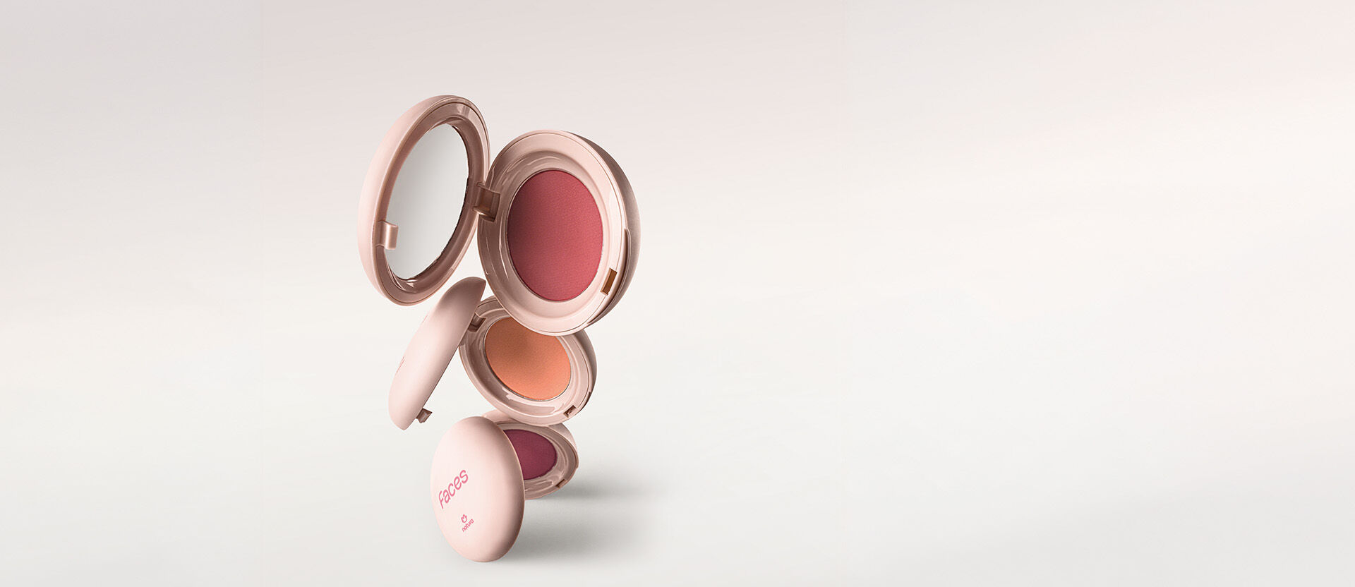 Blush Compacto Matte Faces