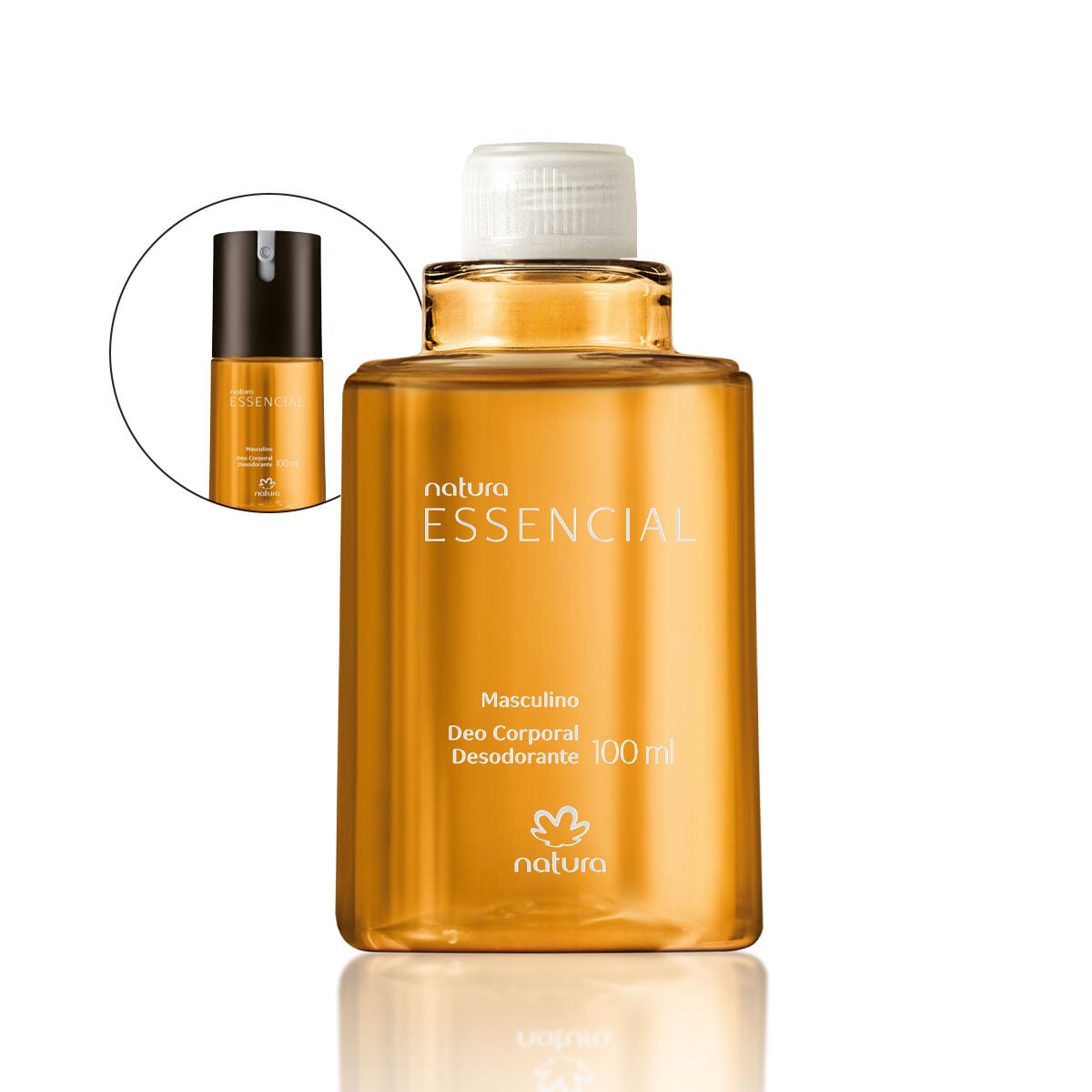 Refil Desodorante Corporal Masculino Essencial 100 ml