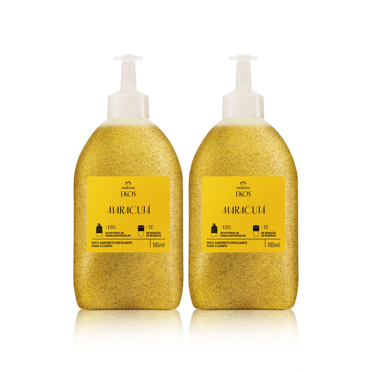Kit Ekos Refil Sabonete LĂquido Esfoliante para o Corpo MaracujĂĄ 2 unidades de 185 ml Kit Ekos Refil Sabonete LĂquido Esfoliante para o Corpo MaracujĂĄ 2 unidades de 185 ml