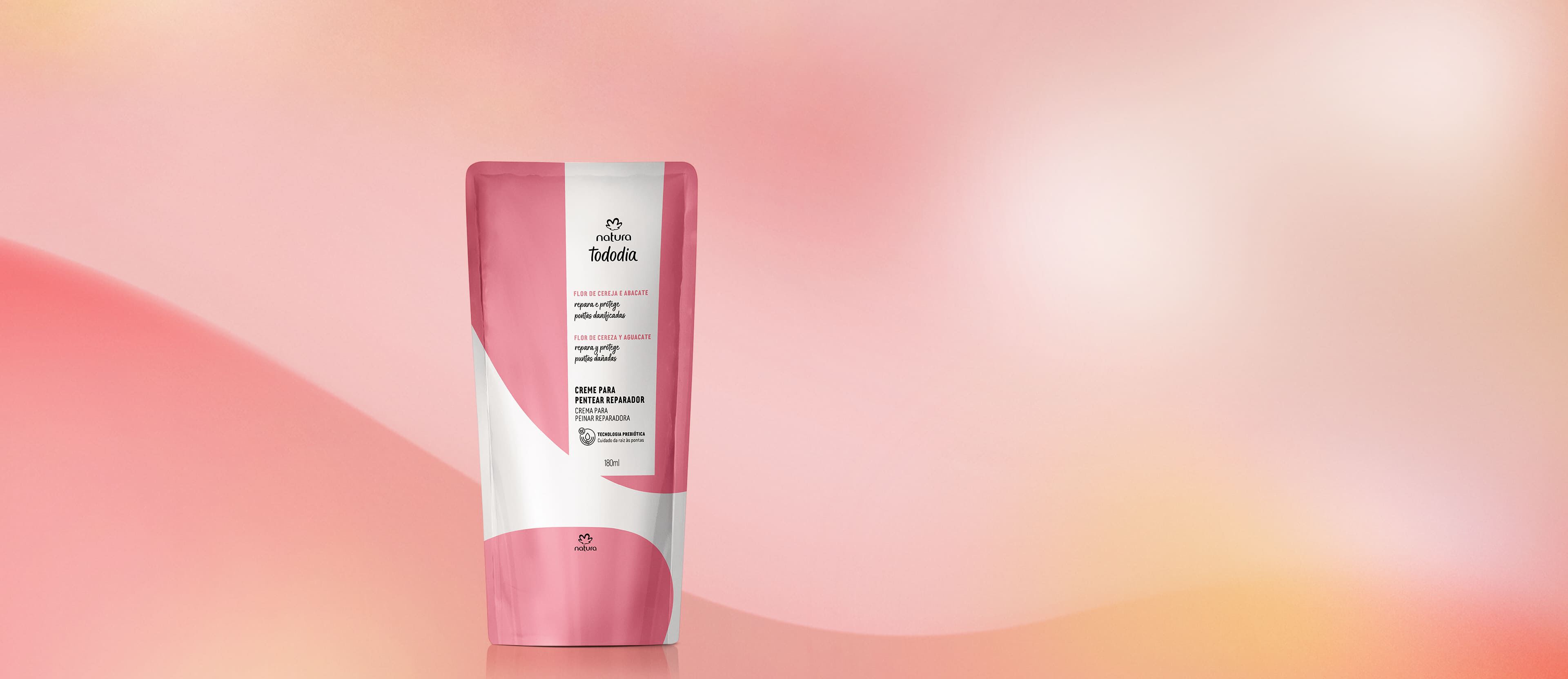 Refil Creme para Pentear Reparador Tododia Flor de Cereja e Abacate