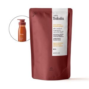 Refil Creme Corporal Nutrição Radiante Tododia Jambo Rosa e Flor de Caju