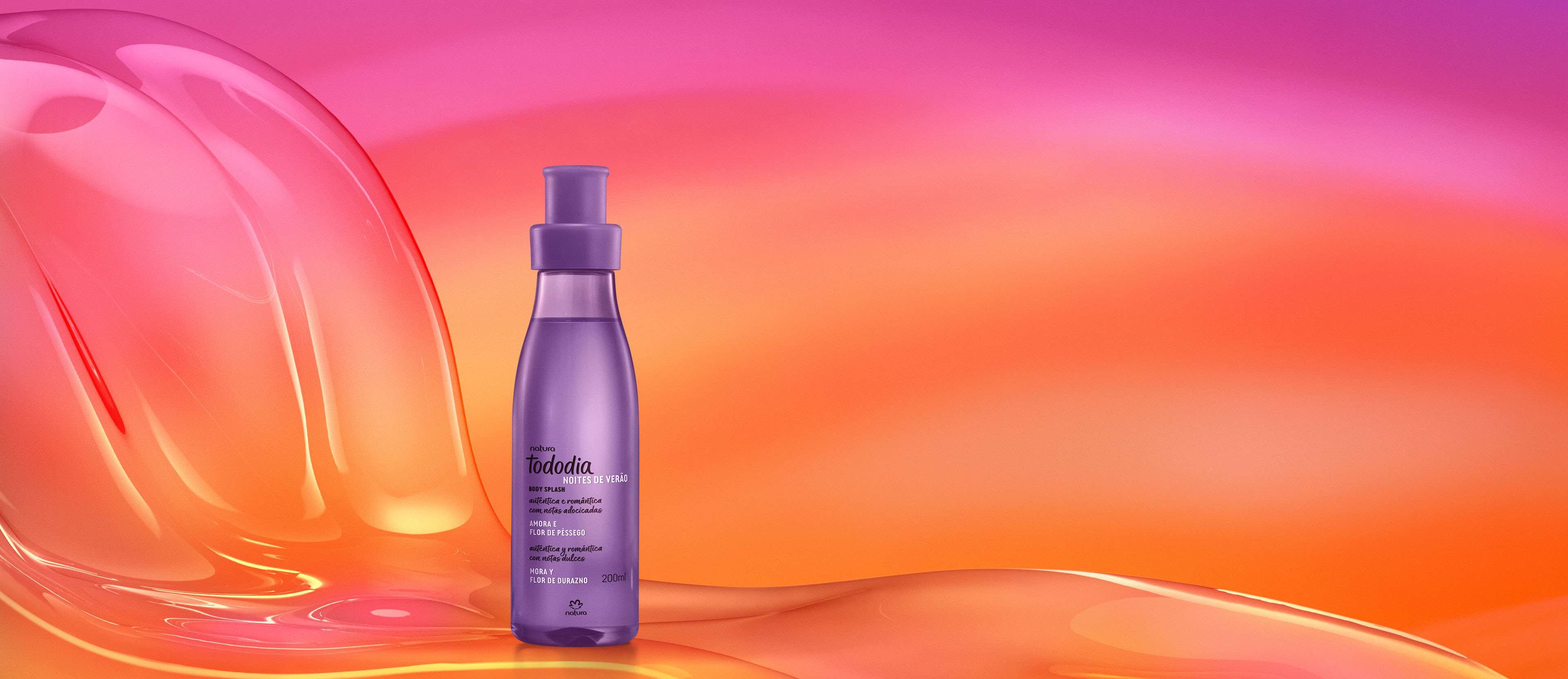 Body Splash Tododia Amora e Flor de Pêssego 200 ml