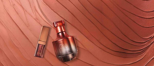 Kit Natura Una Nude Deo Parfum e Blush Líquido