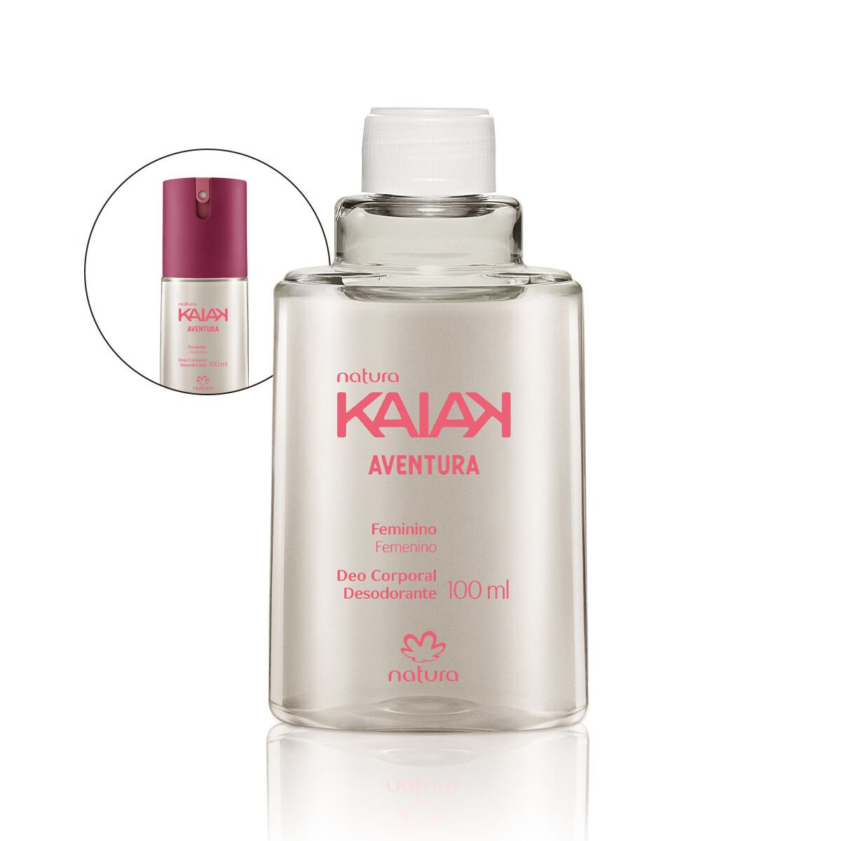 Refil Desodorante Corporal Kaiak Aventura Feminino