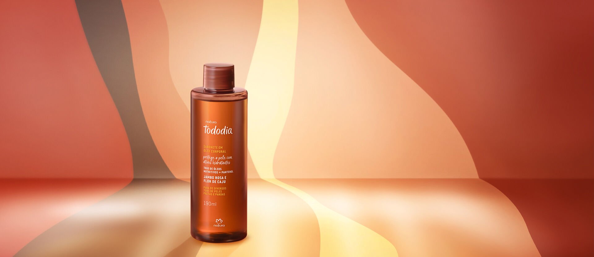 Sabonete em Óleo Corporal Tododia Jambo Rosa e Flor de Caju