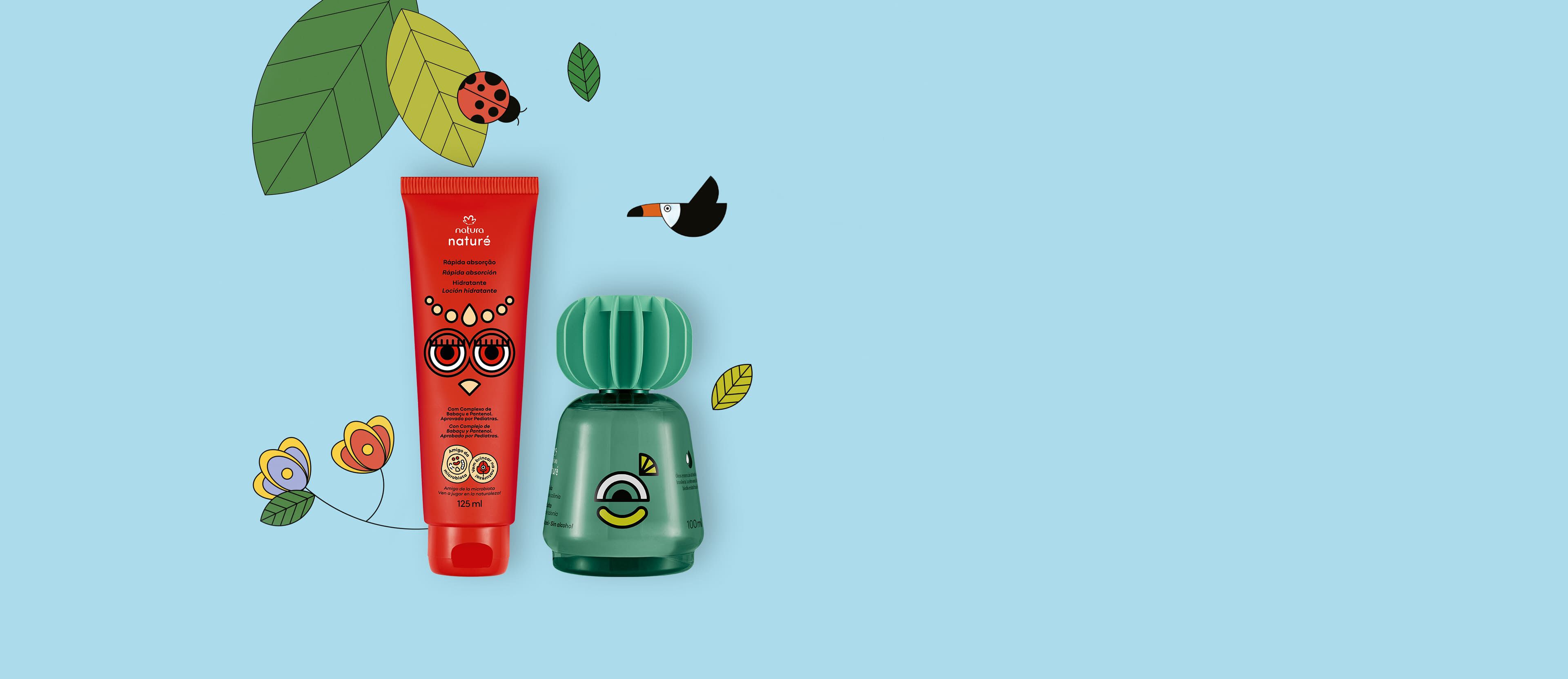 Kit Naturé Colônia Pula Pula e Hidratante (2 produtos)