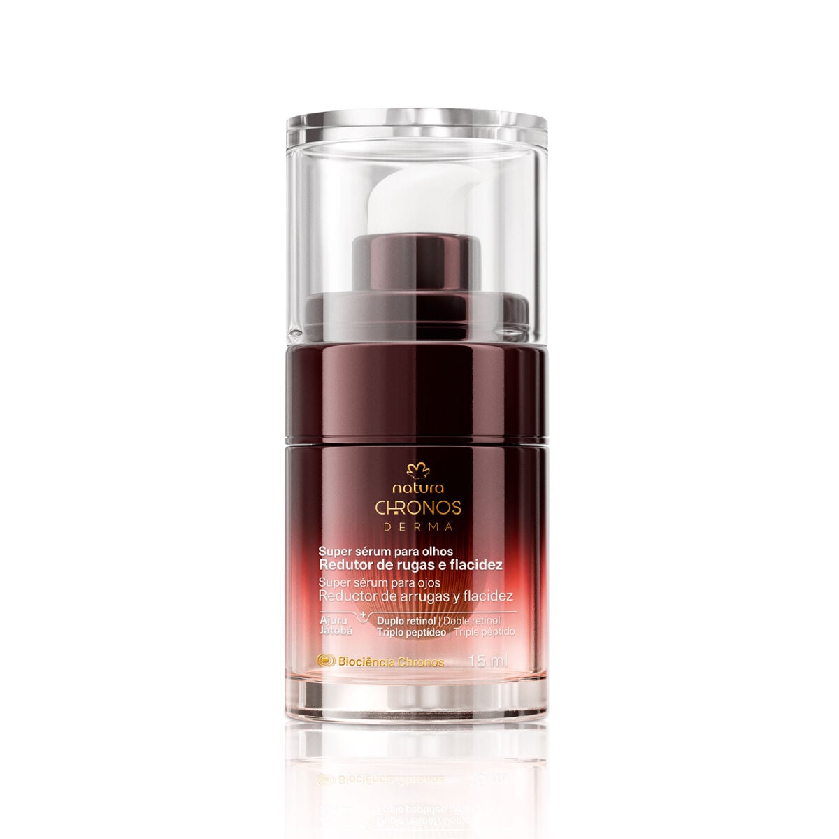 Super Sérum para Olhos Redutor de Rugas e Flacidez Chronos Derma 15 Ml