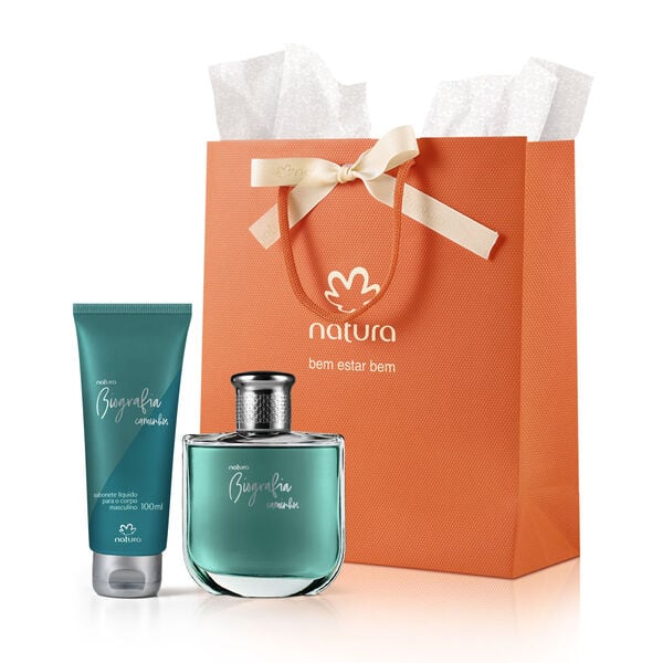 Presente Dia dos Namorados Natura Biografia Caminhos Masculino