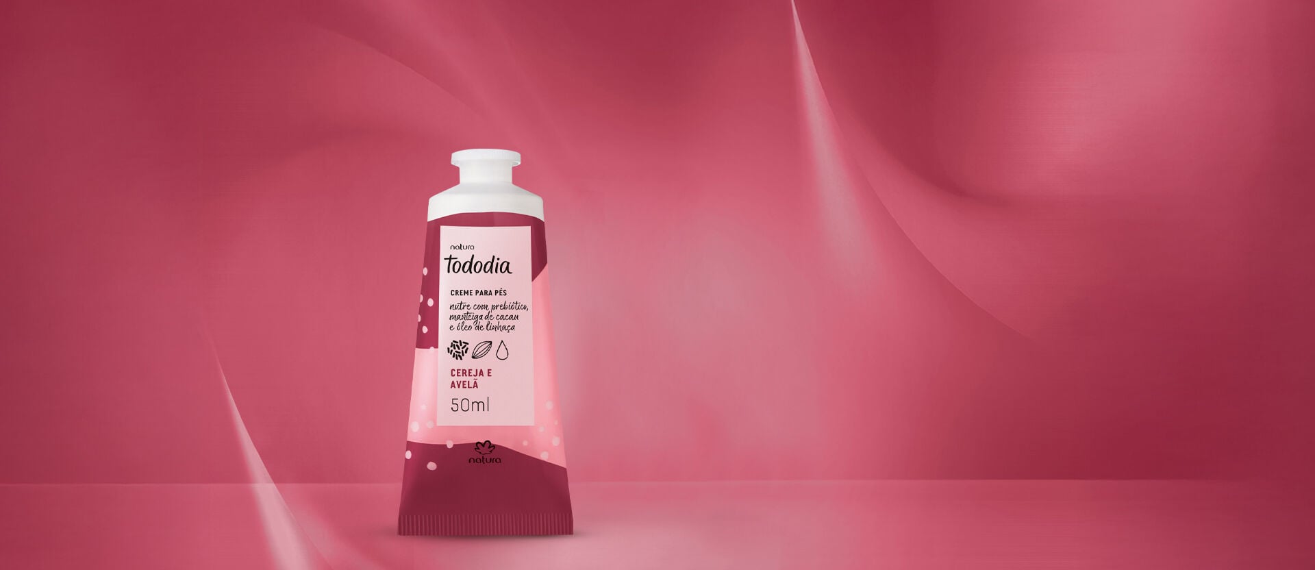 Creme Nutritivo para os Pés Tododia Cereja e Avelã