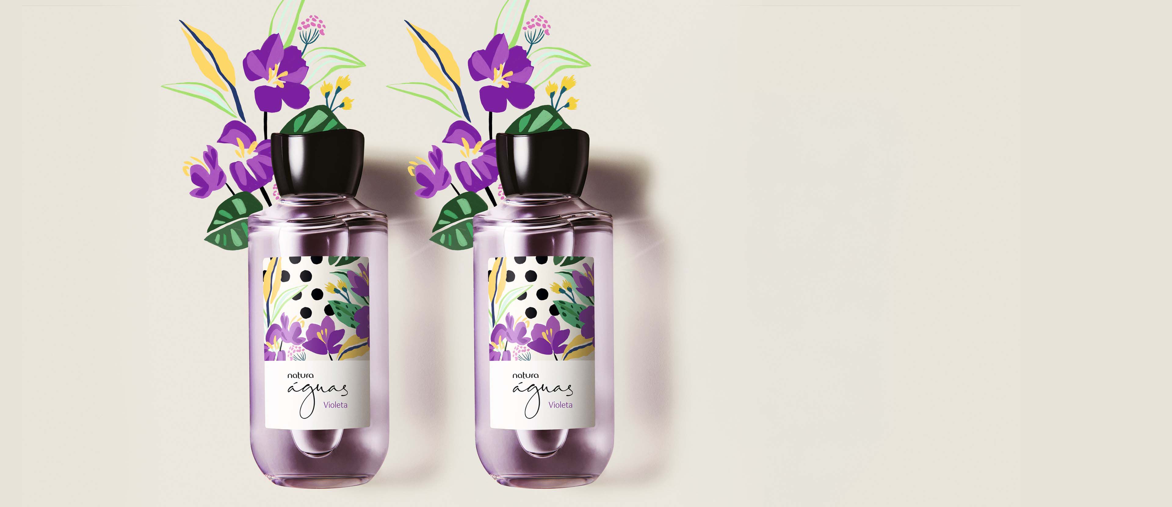 Kit Águas Violeta Feminino (2 produtos)