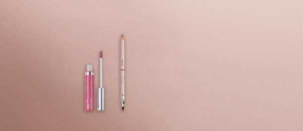 Kit Una Gloss Pink 100 com Lápis Rosê (2 produtos)