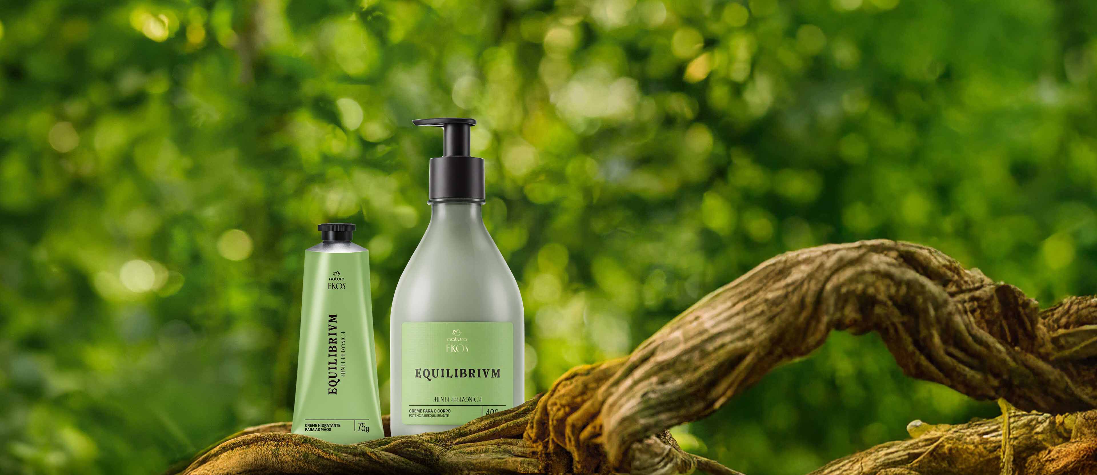 Kit Hidratante Corporal e Creme para Mãos Ekos Menta Amazônica  (2 produtos)