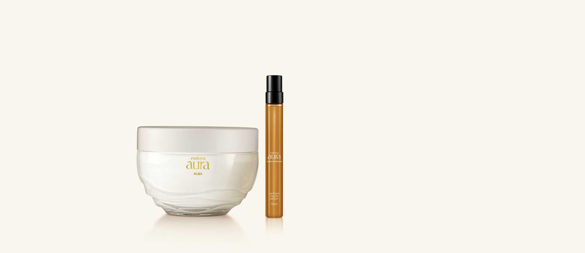 Kit Aura Alba Travel Size + Creme Corporal (2 produtos)
