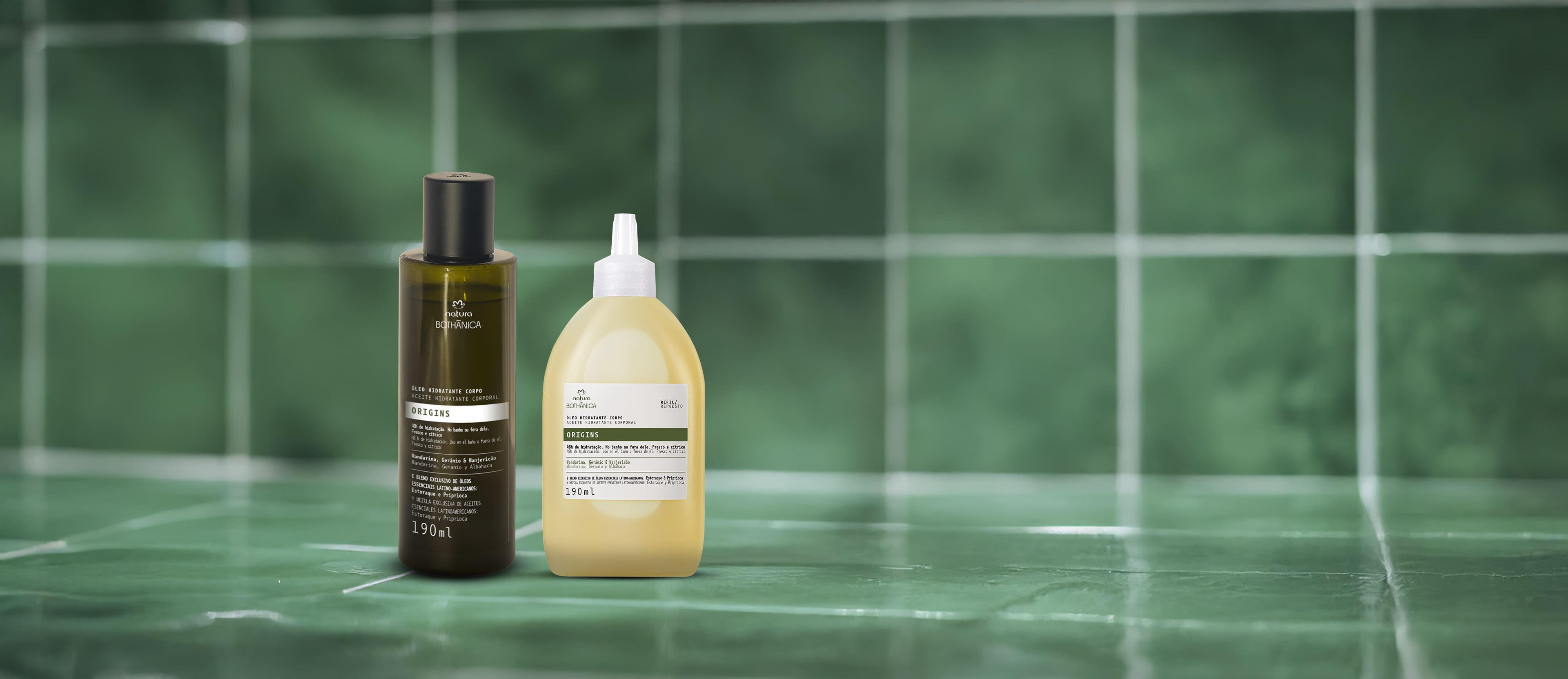 Kit Bothânica Óleo Hidratante Corporal Origins e Refil (2 produtos)