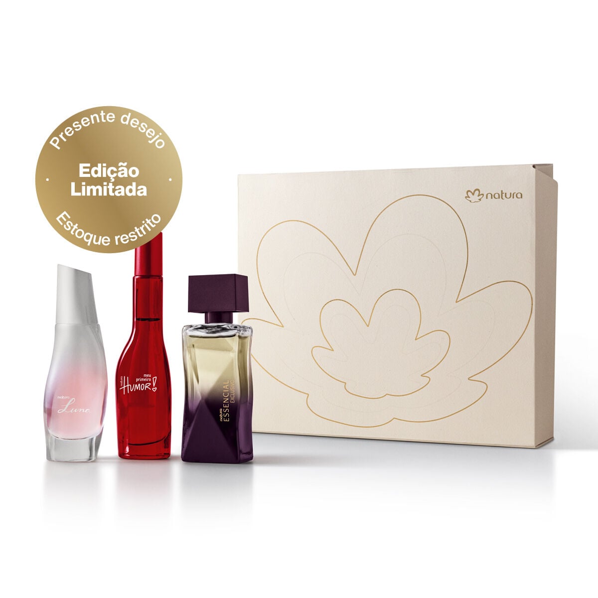 Coleção Especial Miniaturas da Perfumaria Feminina 3 unidades