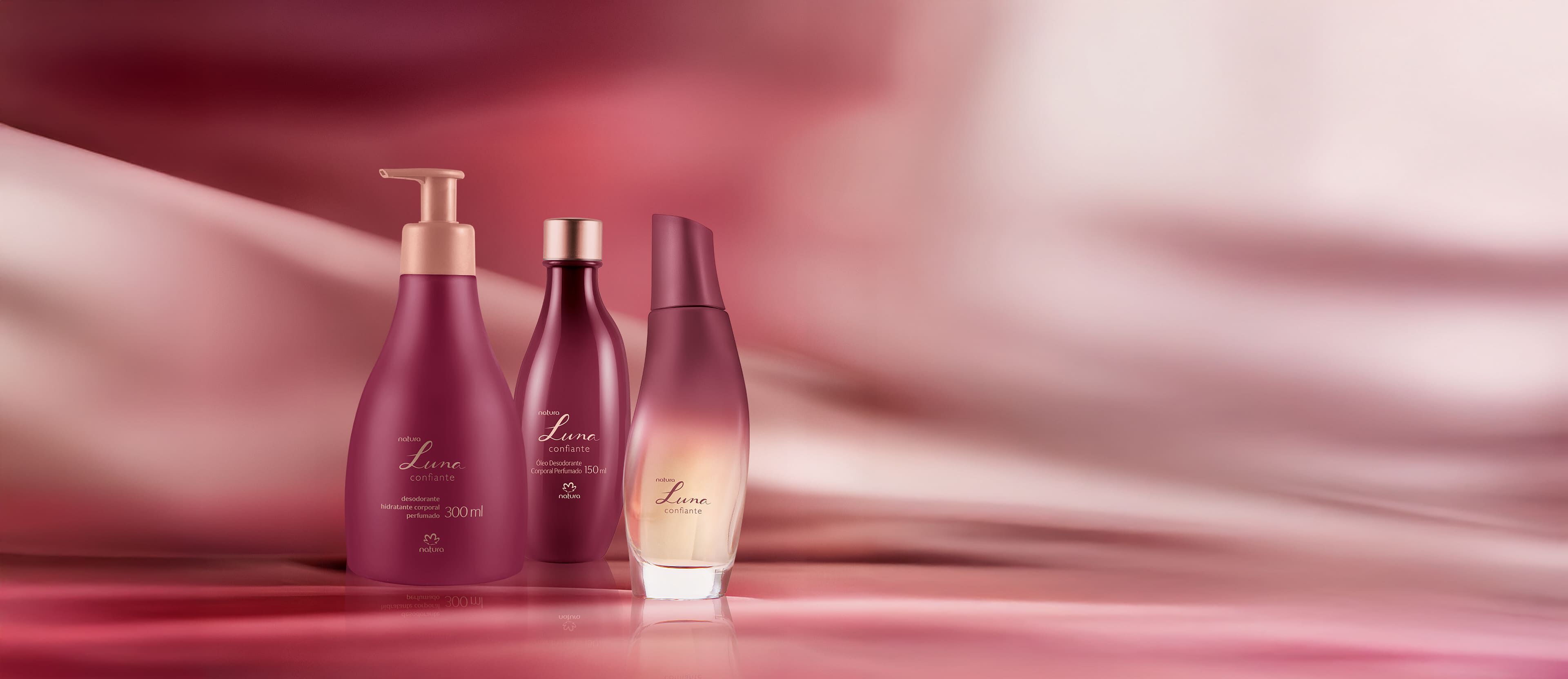 Kit Luna Confiante com Hidratante e Óleo Corporal (3 produtos)