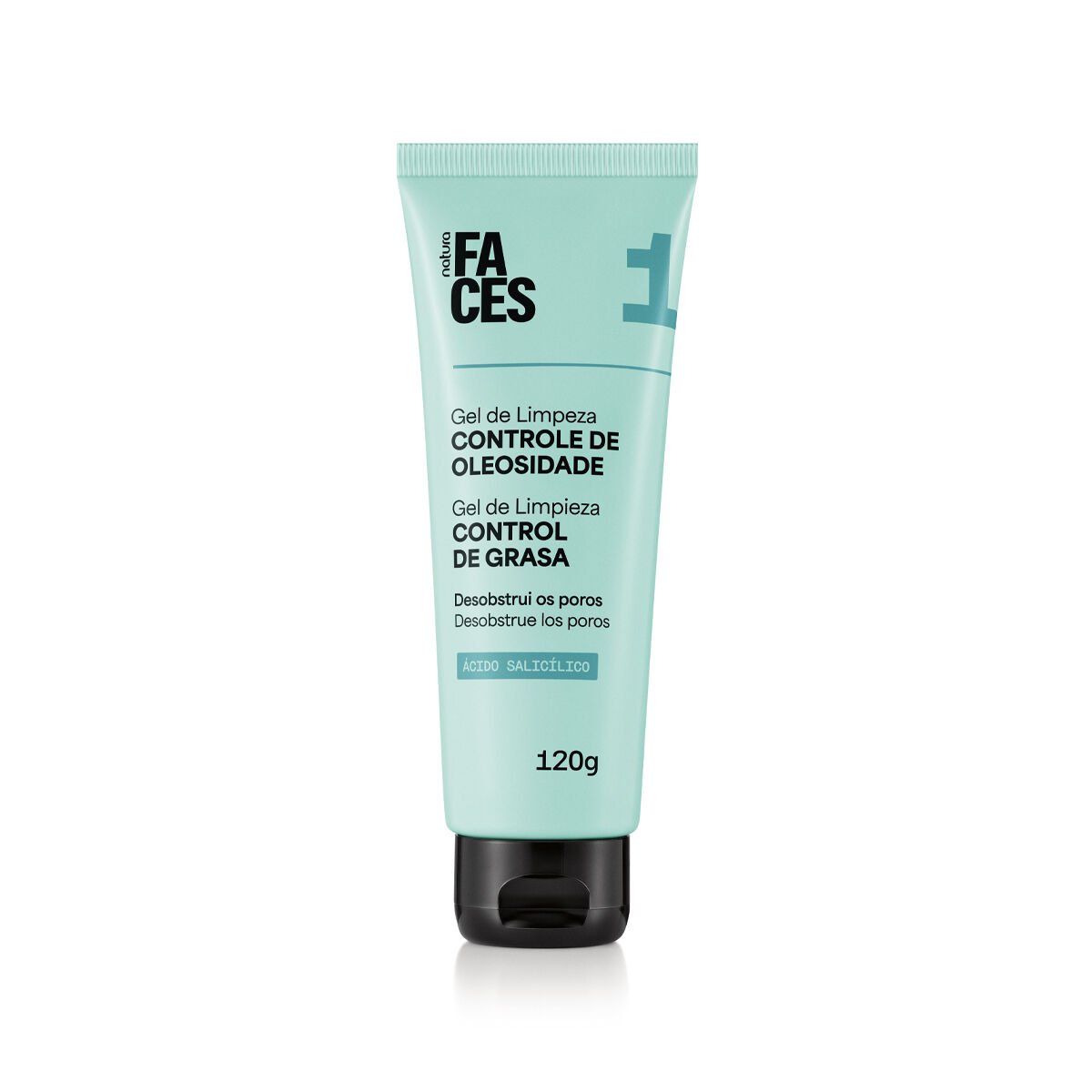 Gel de Limpeza para Controle de Oleosidade Faces 120 g