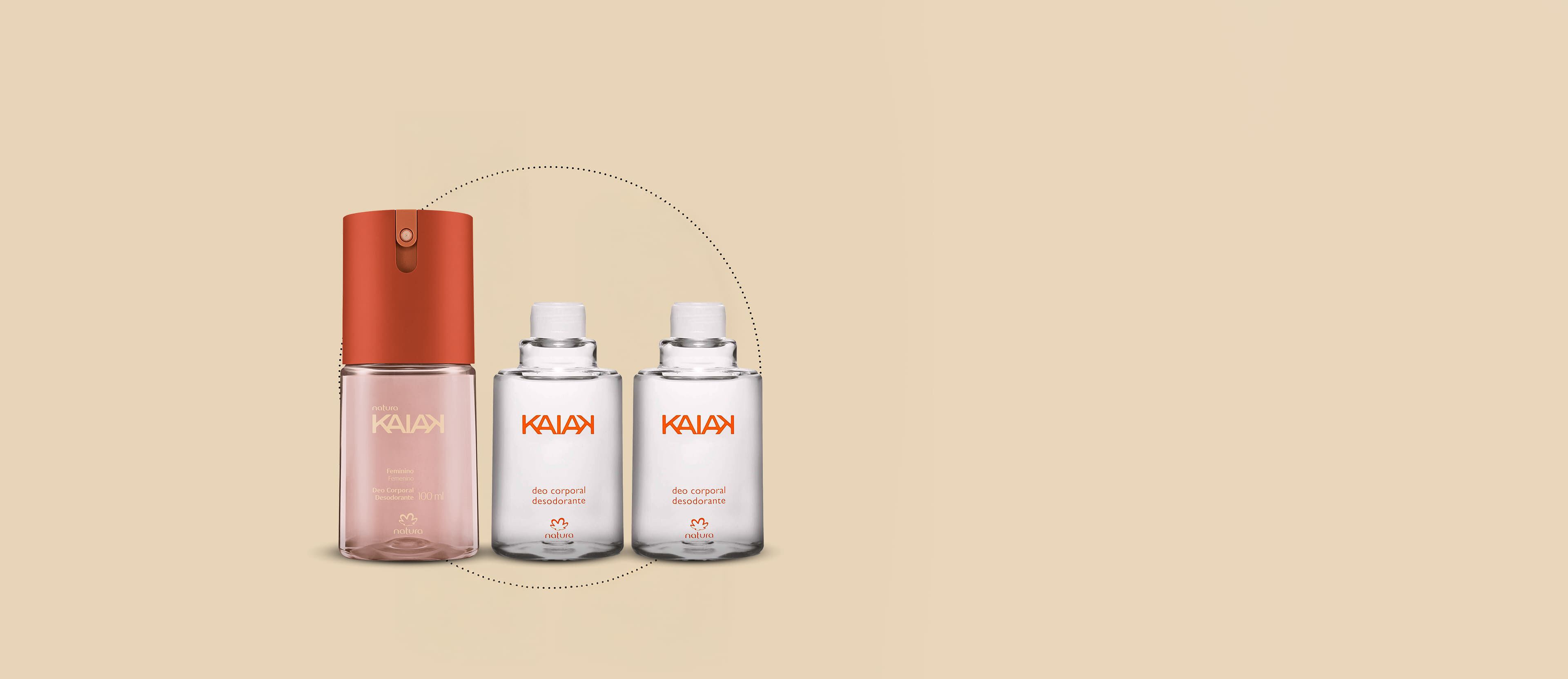 Kit Desodorante Spray Corporal Kaiak Feminino (2 produtos)
