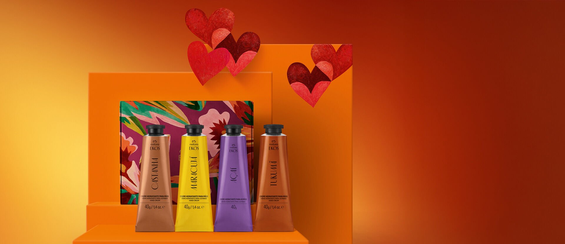 Presente Natura Ekos Hidratação para as Mãos (4 produtos)