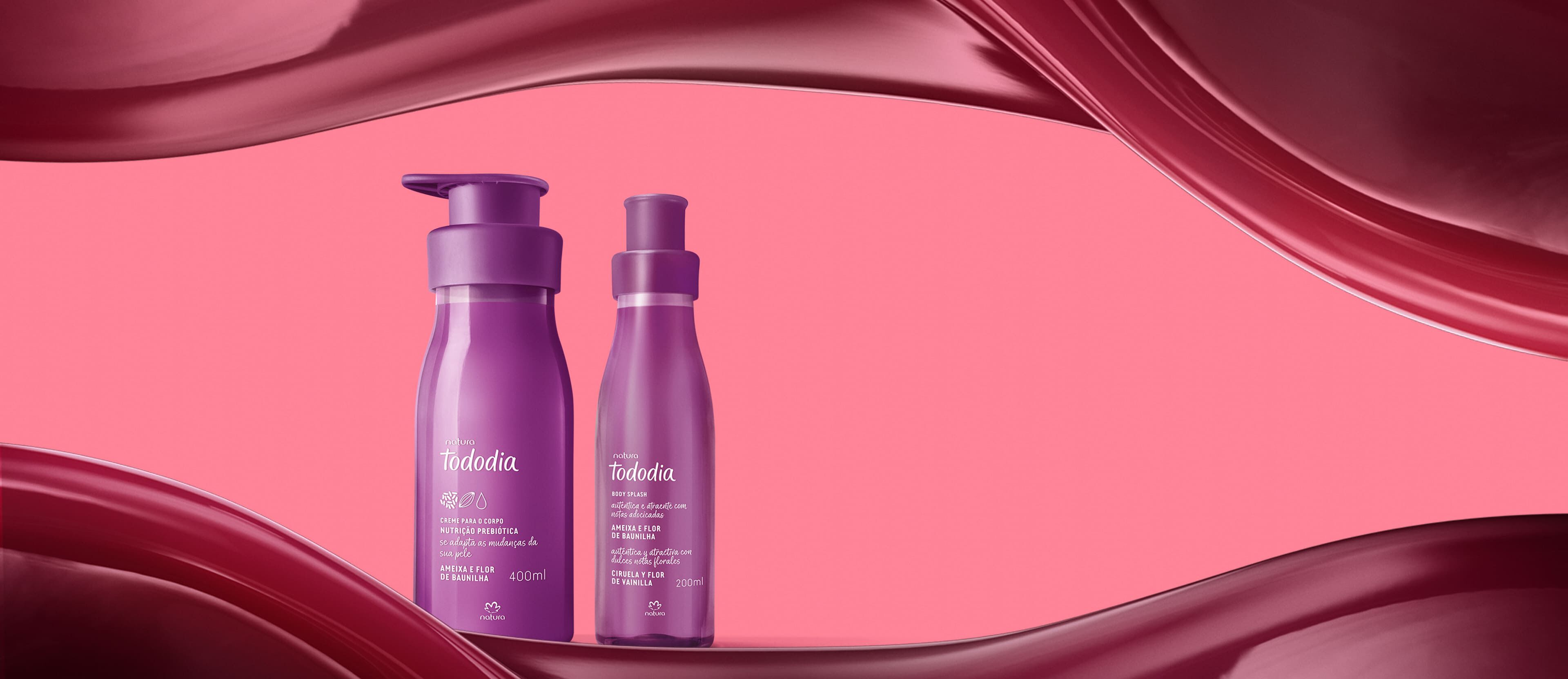 Kit Creme Nutritivo e Body Splash Tododia Ameixa e Flor de Baunilha (2 produtos)