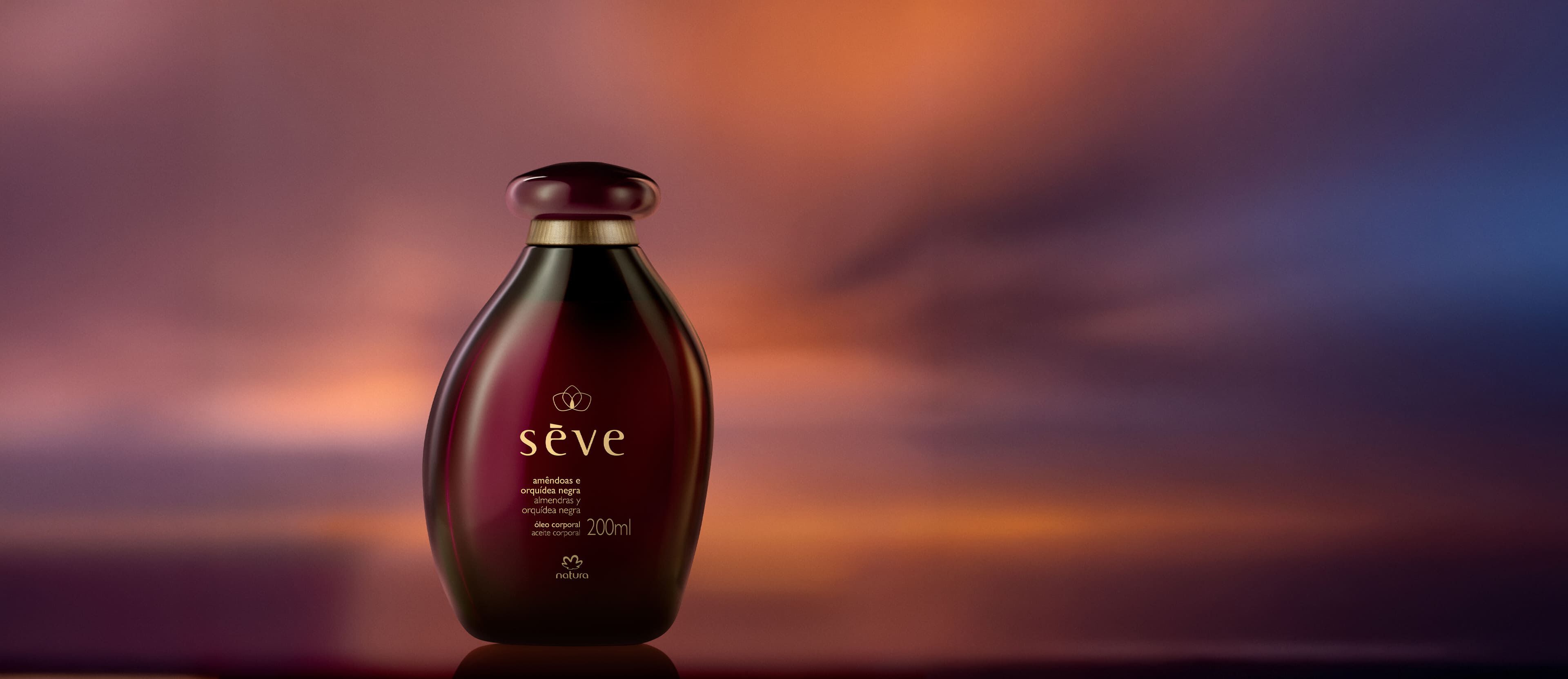 Óleo Desodorante Hidratante Corporal Sève Amêndoas e Orquídea Negra