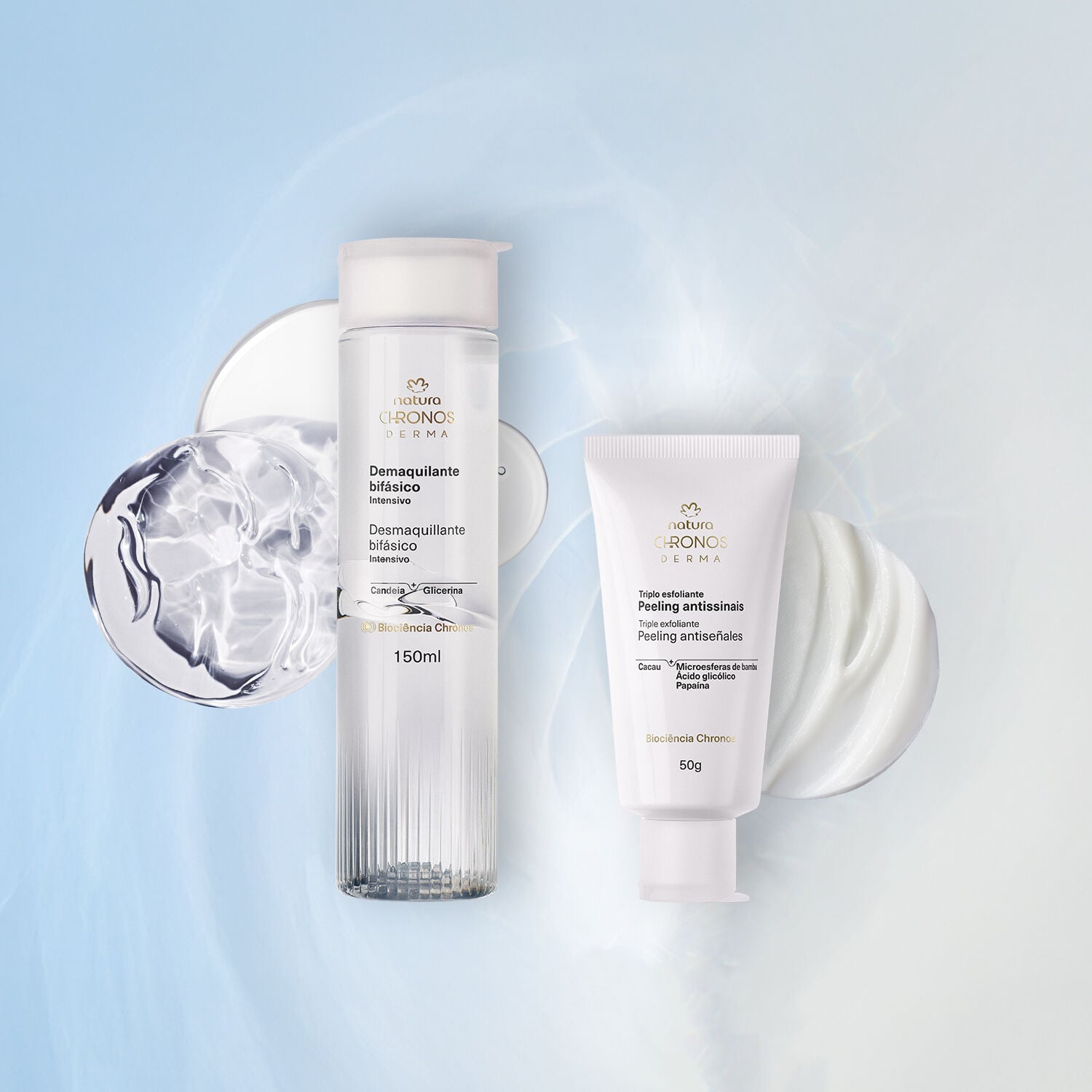 CACURE & Diana スキンケア4点セット Kit Limpeza Intensiva Chronos Derma (2 produtos)