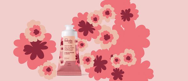 Creme Nutritivo para Mãos Tododia Flores