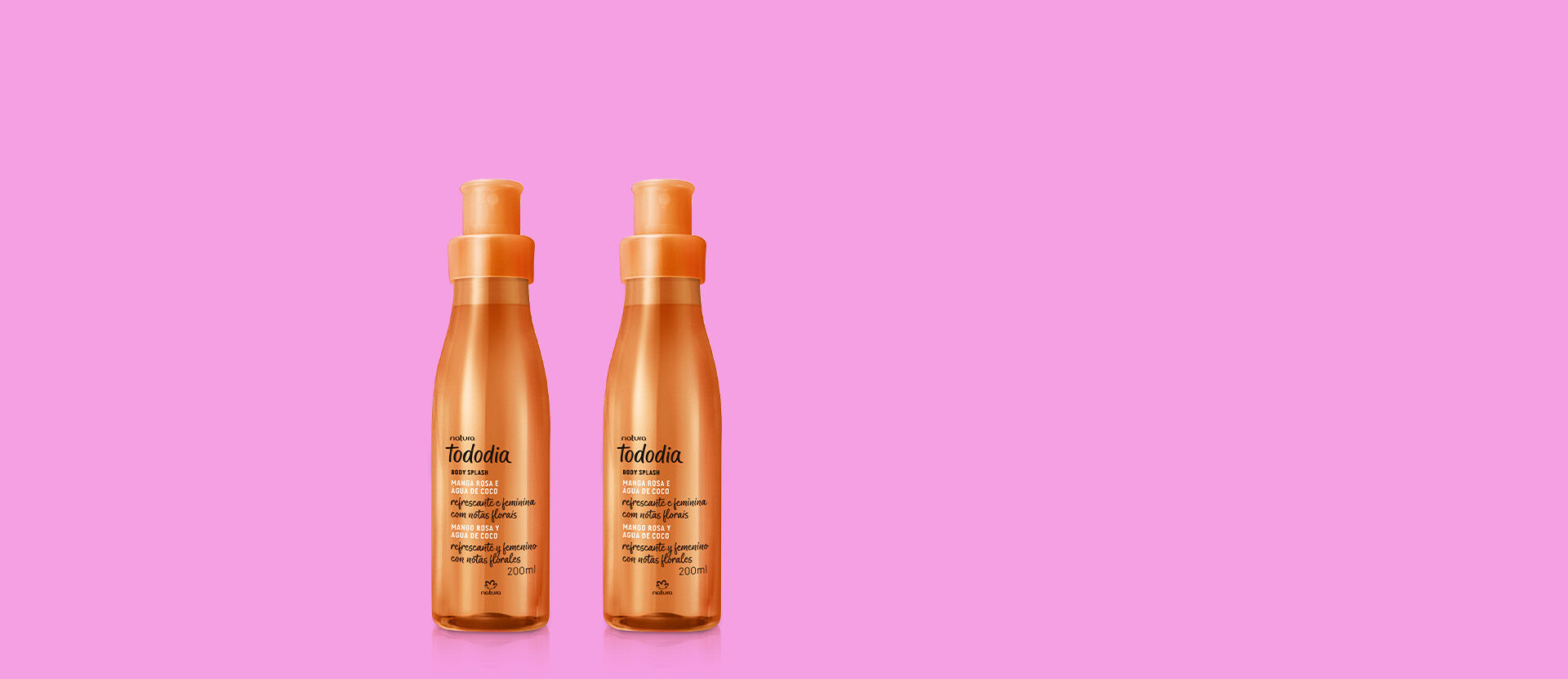 Kit Body Splash Manga Rosa e Água de Coco (2 produtos)