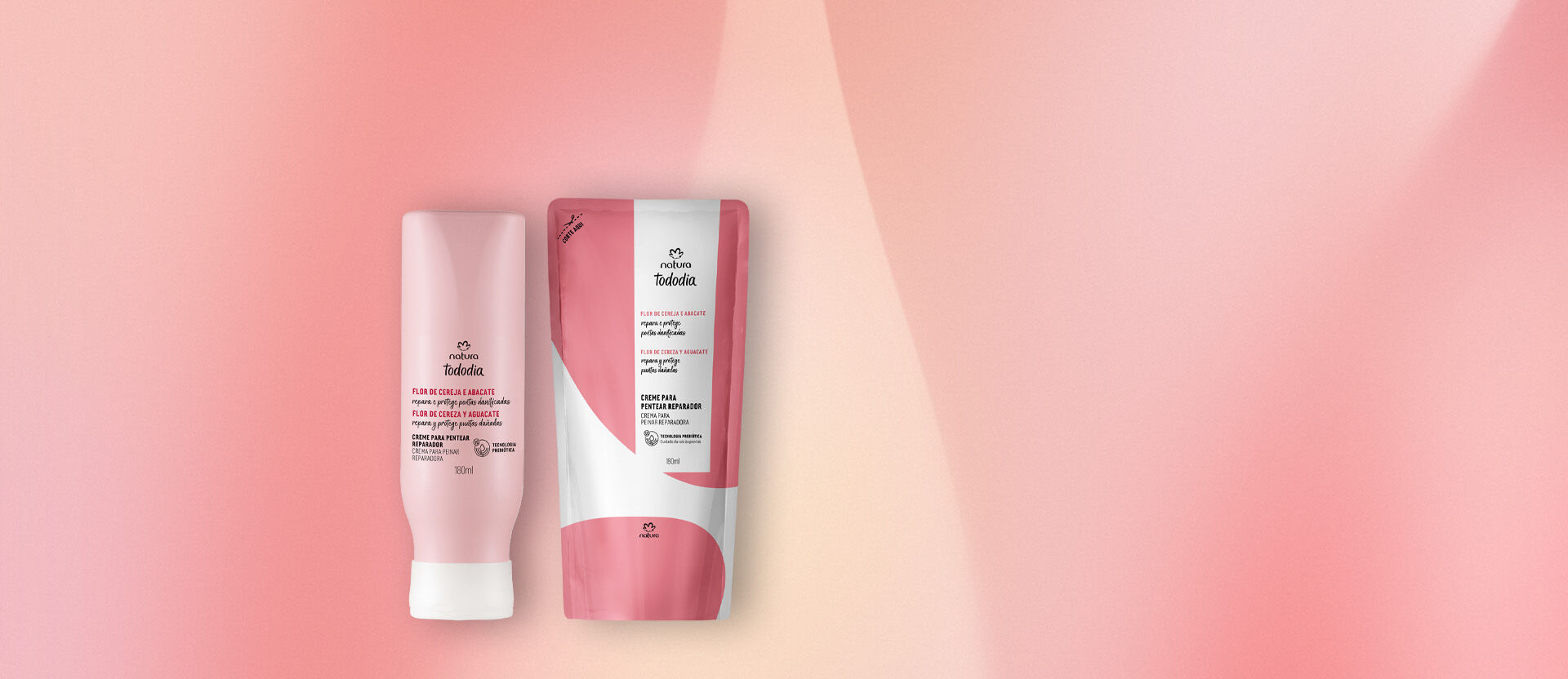 Kit Creme para Pentear Reparador Tododia + Refil (2 produtos)