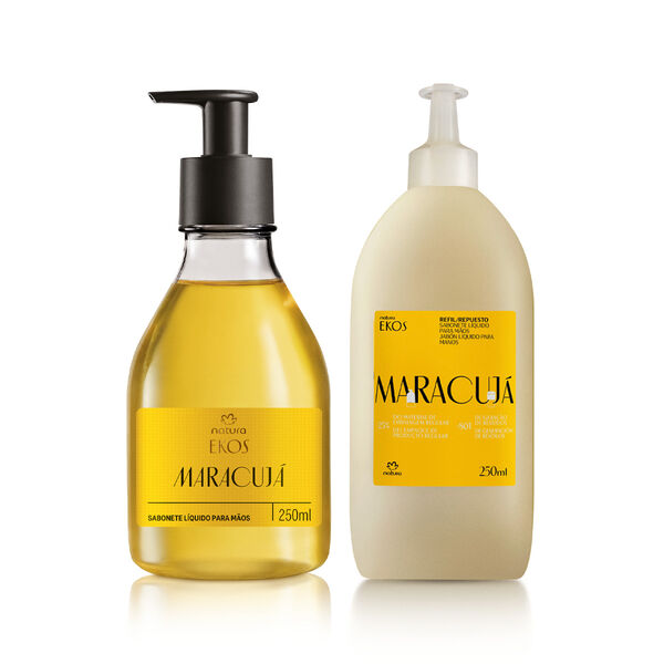 Kit Sabonete Líquido para Mãos Ekos Maracujá com Refil