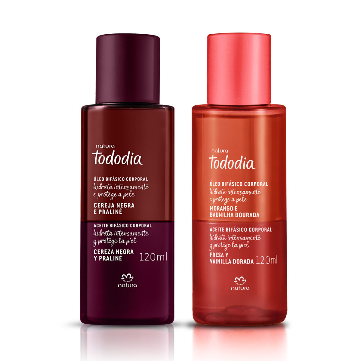Kit Natura Tododia Óleo Bifasico Corporal 120 Ml (2 Produtos)