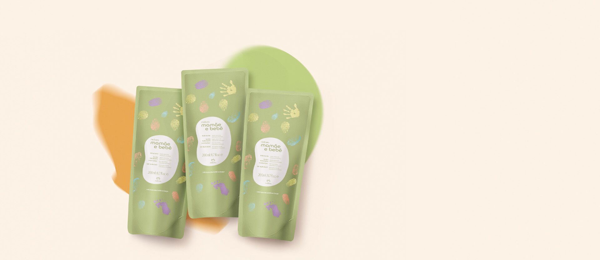 Kit Trio de Refis Hidratantes Mamãe e Bebê (3 produtos)
