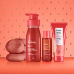 Kit Tododia Morango e Baunilha Dourada Banho, Esfoliação e Hidratação