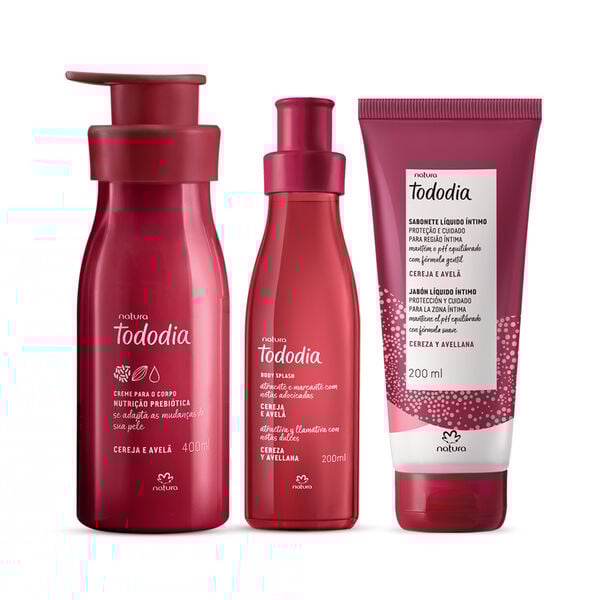 Kit Tododia Cereja e Avelã