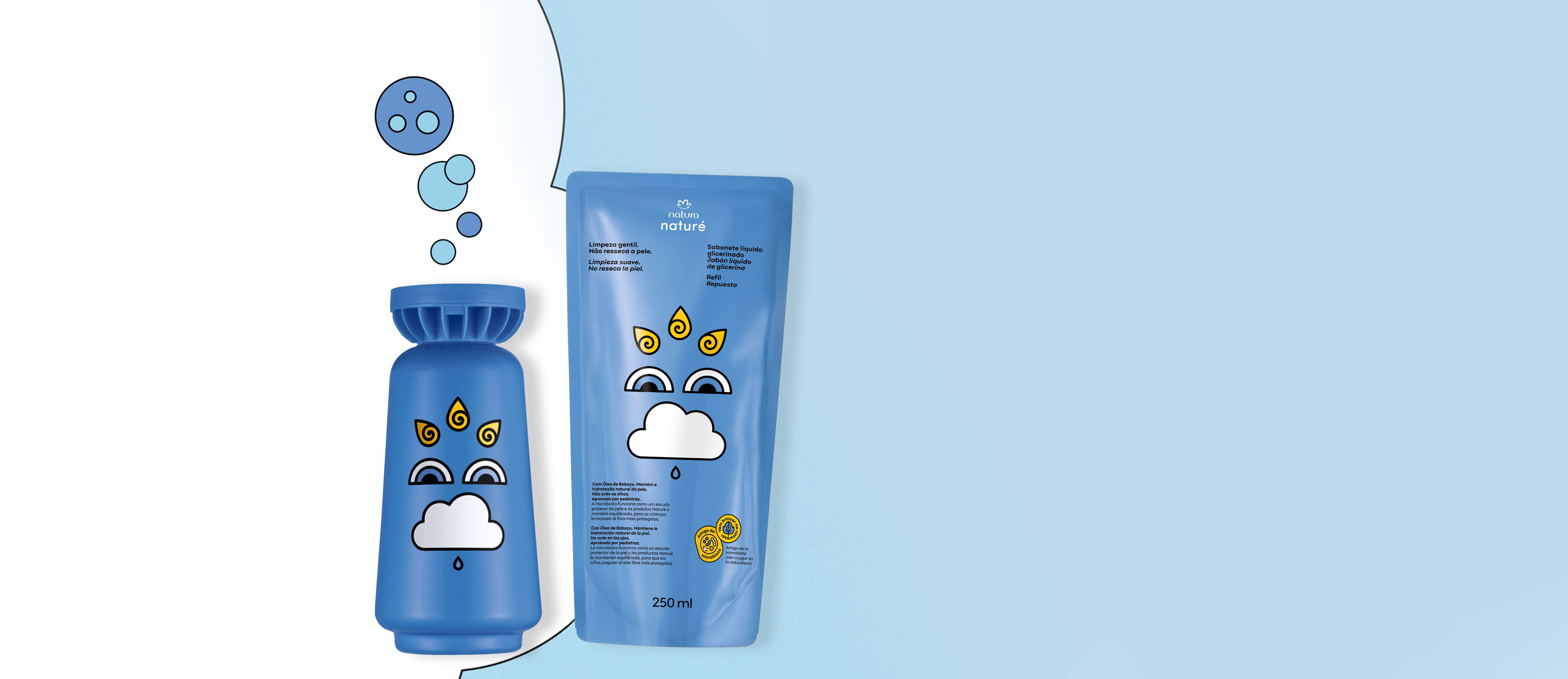 Kit Sabonete Líquido Naturé com Refil