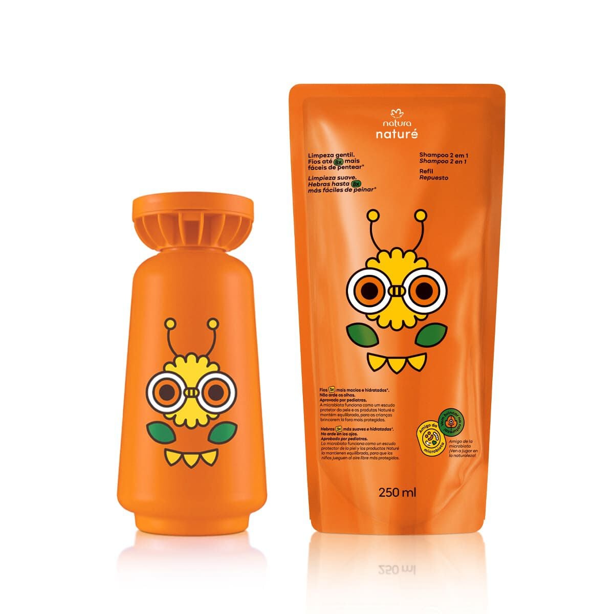 Kit Shampoo 2 em 1 Naturé com Refil