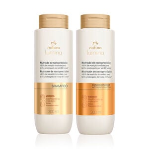 Kit Natura Lumina Nutrição e Nanoprecisão Shampoo e Condicionador