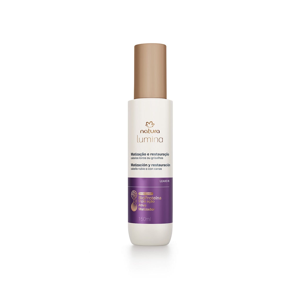 Leave In Matizador para Cabelos Loiros e Grisalhos Lumina 150 Ml